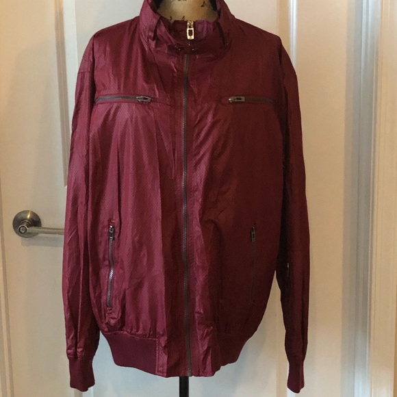 Mens Lightweight Jacket - Deep Red - Picture 6 of 7